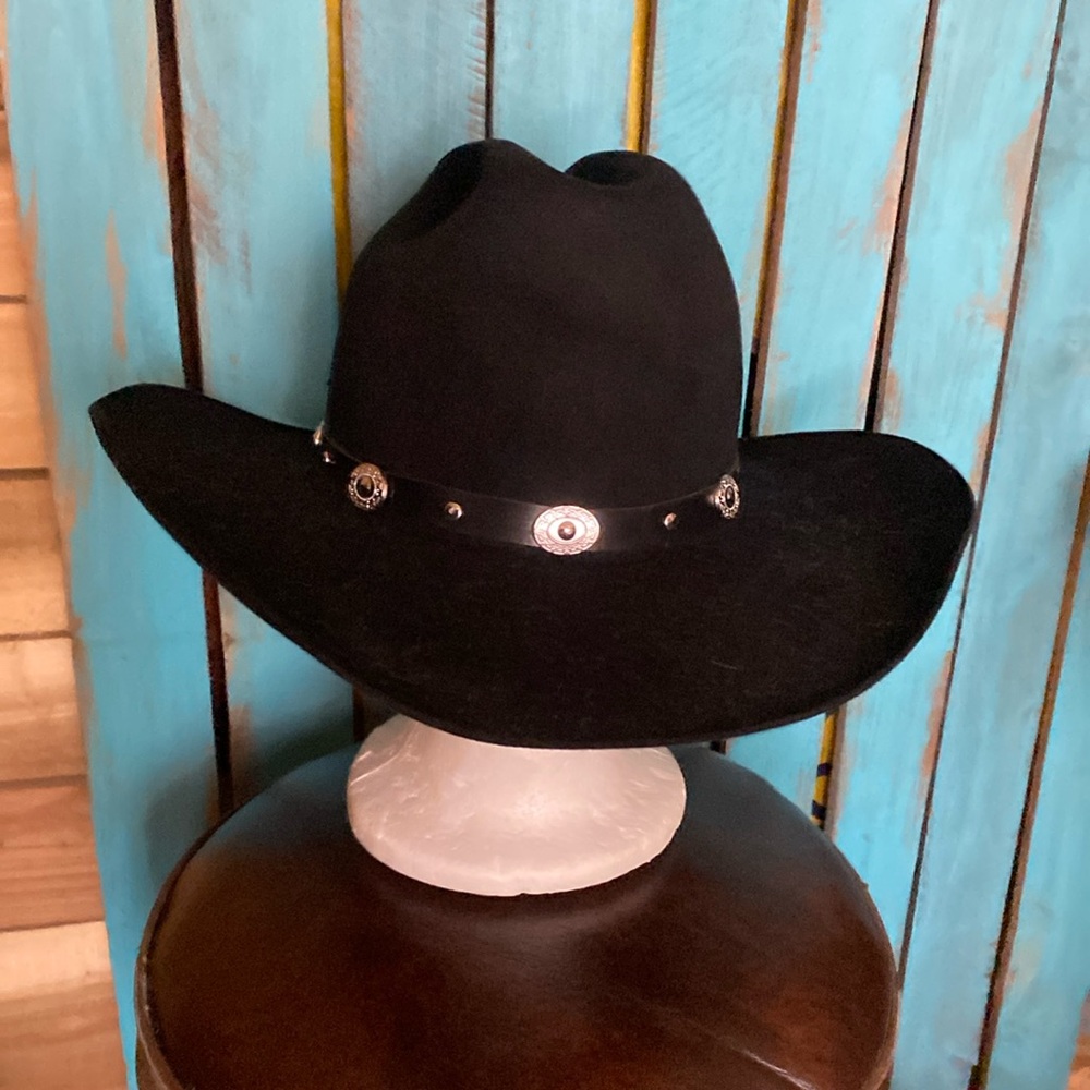 Bradford Western Classic Black Cowboy Hat 4 XXXX Quality 7 1/4